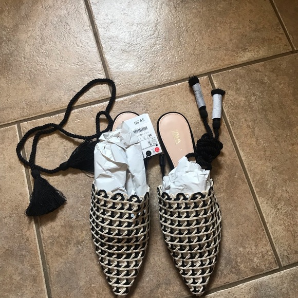 Zara flat woven mules - Picture 2 of 6